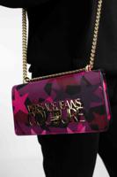 Versace Jeans Couture Camostar Logo Lock Schoudertas Dames Roze - Maat One Size - Kleur: GoudZwartPaarsRoze | Soccerfanshop