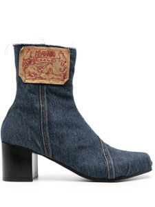 Magliano bottines en jean 75 mm - Bleu