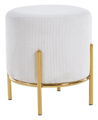 Artistiq Krukje 'Kenni' 35cm, kleur goud / beige