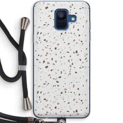 Terrazzo N°14: Samsung Galaxy A6 (2018) Transparant Hoesje met koord