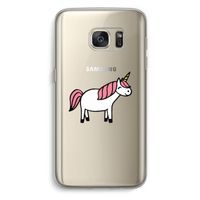 Eenhoorn: Samsung Galaxy S7 Transparant Hoesje Eenhoorn: Samsung Galaxy S7 Transparant Hoesje