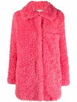 Stella McCartney manteau Kyla en fourrure artificielle - Rose