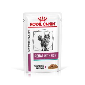 Royal Canin Veterinary Renal met vis natvoer kat (in saus) 1 doos (12 x 85 g)