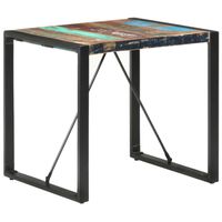vidaXL Eettafel 80x80x75 cm massief gerecycled hout - thumbnail