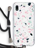 Terrazzo N°3: Samsung Galaxy A10 Transparant Hoesje met koord