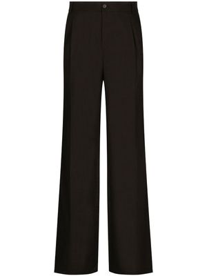Dolce & Gabbana pantalon ample à pinces - Noir