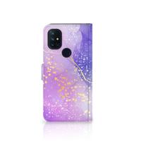 Hoesje voor OnePlus Nord N10 Watercolor Paars