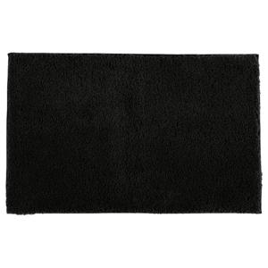 Tendance Badmat microfiber - absorberend - zwart - 50 x 80 cm - badkamer - antislip