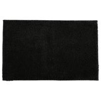 Tendance Badmat microfiber - absorberend - zwart - 50 x 80 cm - badkamer - antislip - thumbnail