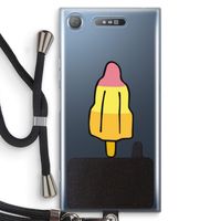 Raketijsje: Sony Xperia XZ1 Transparant Hoesje met koord