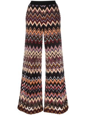 Missoni Broek met wijde pijpen - Zwart