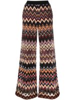 Missoni Broek met wijde pijpen - Zwart - thumbnail