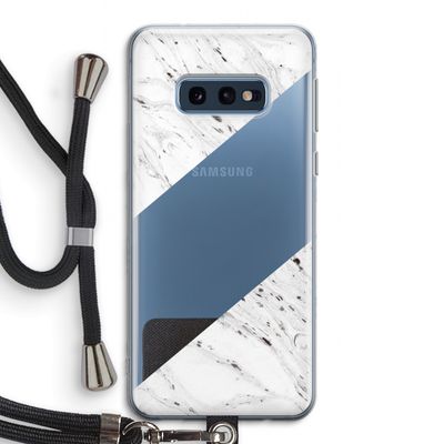 Biggest stripe: Samsung Galaxy S10e Transparant Hoesje met koord