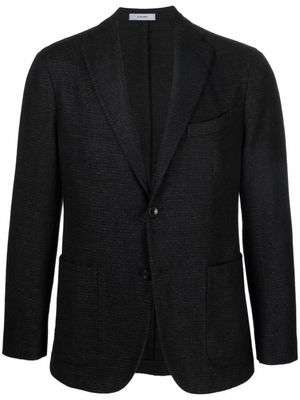Boglioli blazer boutonné à revers crantés - Gris