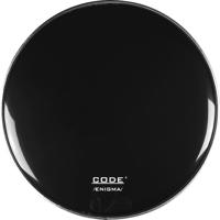 Code Drum Heads EBLR24 Enigma Black bassdrumvel met dempring, 24 inch