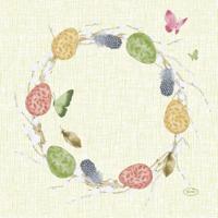 Duni 3-Laags Papieren Servetten Joyful Spring 33x33 cm 20 Stuks