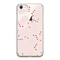 Hands pink: iPhone 8 Transparant Hoesje