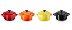 Le Creuset Serveerpan / mini braadpan Signature Vuur en Vlam ø 10 cm / 250 ml - 4 stuks