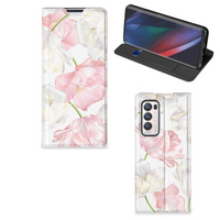 OPPO Find X3 Neo Smart Cover Lovely Flowers - thumbnail