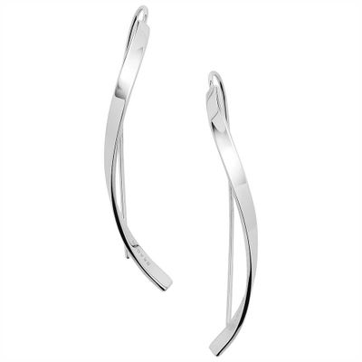 Skagen SKJ1199040 Oorhangers Kariana Organic Twist staal zilverkleurig