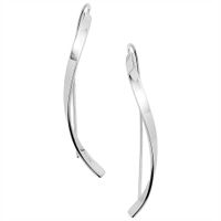 Skagen SKJ1199040 Oorhangers Kariana Organic Twist staal zilverkleurig - thumbnail