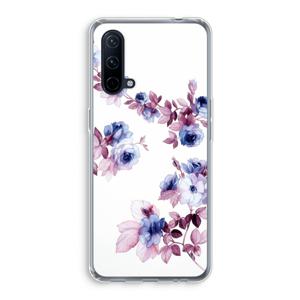 Waterverf bloemen: OnePlus Nord CE 5G Transparant Hoesje