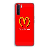 I'm lovin' you: Oppo A91 Transparant Hoesje