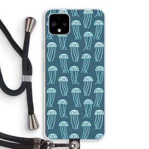 Kwallie: Pixel 4 XL Transparant Hoesje met koord