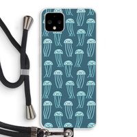 Kwallie: Pixel 4 XL Transparant Hoesje met koord