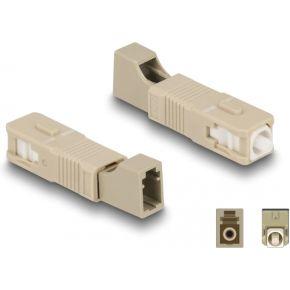 DeLOCK 87942 glasvezeladapter LC/SC 1 stuk(s) Beige