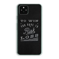 Risk loss: Google Pixel 5a 5G Transparant Hoesje