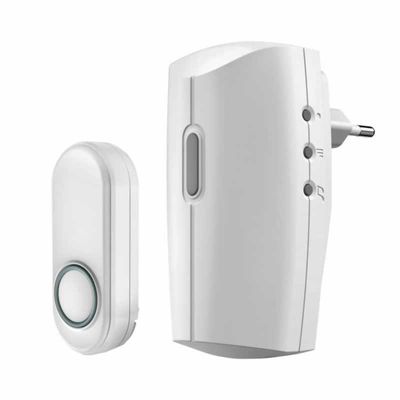 ACDB-8000AC deurbel met draadloze drukknop Klik Aan Klik Uit in elk stopcontact te gebruiken