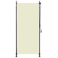 VidaXL Rolgordijn voor buiten 100x270 cm crème