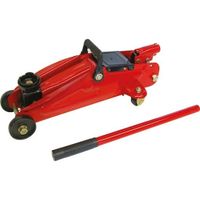 verrijdbare garagekrik 2 ton rood
