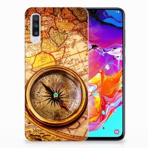 Samsung Galaxy A70 Siliconen Back Cover Kompas