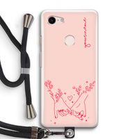 Best Friends: Pixel 3 Transparant Hoesje met koord