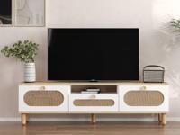Tv-meubel BOHEMIAN 3 deuren wit