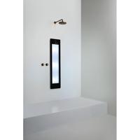Sunshower Round Medium Plus infrarood + UV licht inbouw 140x33x10cm Black M0600-M0102 - thumbnail