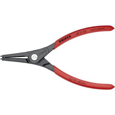 Knipex 49 11 A2 Precisie-borgveertang Geschikt voor borgringen Buitenringen 19-60 mm Puntvorm Recht