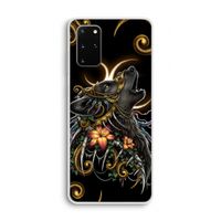 Huilende Wolf: Samsung Galaxy S20 Plus Transparant Hoesje