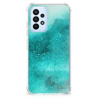 Back Cover Samsung Galaxy A23 Painting Blue - thumbnail