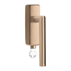 Formani LB2-DKLOCK-O draaikiepgarnituur afsluitbaar PVD licht brons rechts/links draaiend