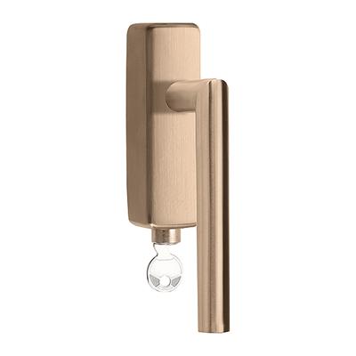 Formani LB2-DKLOCK-O draaikiepgarnituur afsluitbaar PVD licht brons rechts/links draaiend