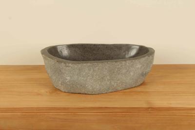 Flussstein Waschbecken RL040310, 54x31x15 cm