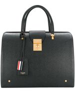 Thom Browne sac fourre-tout Mr. Thom en cuir grainé - Noir - thumbnail