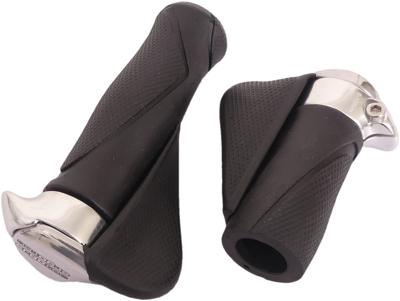 Rst Fietsgreep met ergonomisch handvat, 130mm/87mm, kraton materiaal, zwart