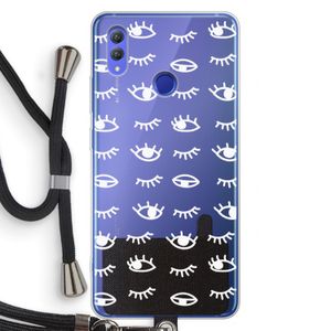 Eye pattern #3: Honor Note 10 Transparant Hoesje met koord
