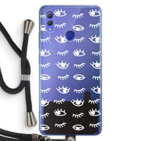 Eye pattern #3: Honor Note 10 Transparant Hoesje met koord