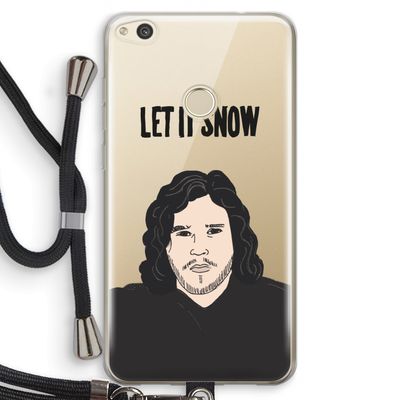 Let It Snow: Huawei Ascend P8 Lite (2017) Transparant Hoesje met koord
