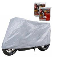 Concorde Beschermhoes - 2x - 230 x 23 x 130 cm - grijs - polyetheen - motor/scooter/fiets